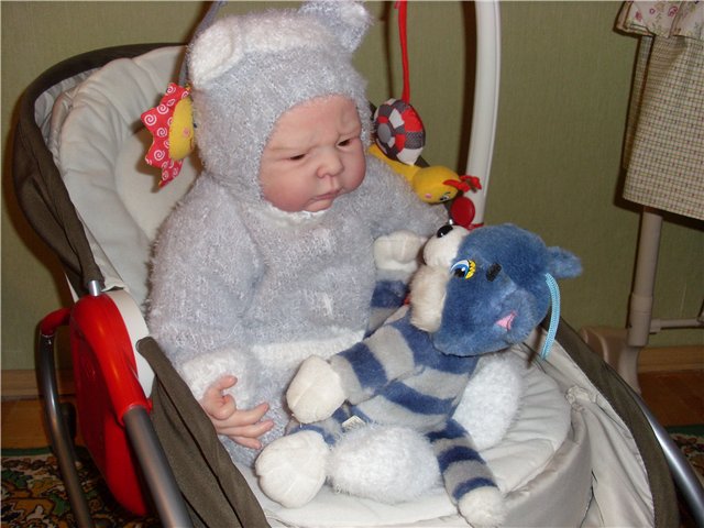 Кошачий барин. Кукла реборн Елены Андреевой (фото 3)