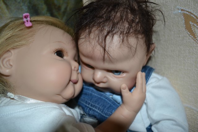 Наконец она приехала - моя рыбка Поньо! Baby Girl Doll Bonnie Chyle (фото 9)