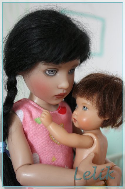 Кроватка для малышки, в масштабе 1:6 | Бэйбики Кроватка для малышки, в масштабе 1:6