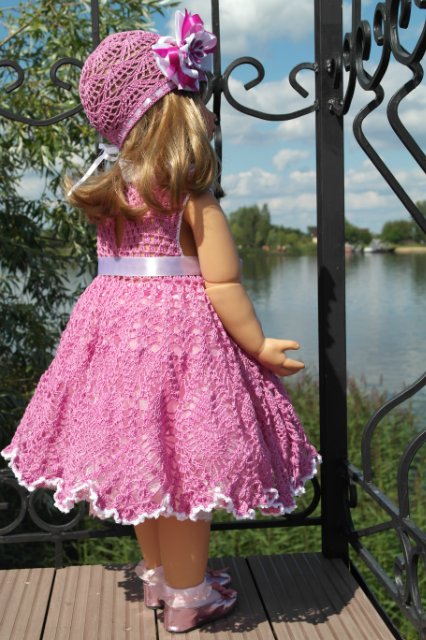 Платья крючком со схемкой 2015 лето (фото 5)