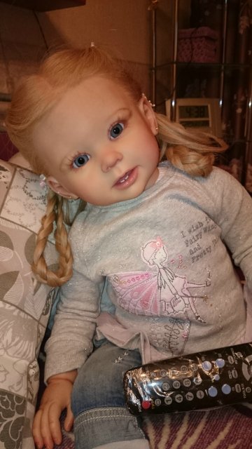 Мое солнышко - малышка Джастина из молда Бонни by Linda Murray