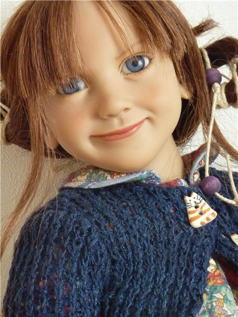 Три сестры. Тринти Trintje, Зора Zora и Селеста Celeste от Цвергназе Zwergnase. Коллекционные куклы