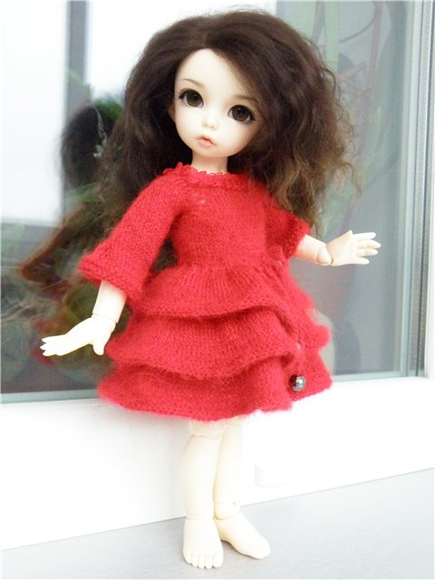 Девочка в красном — Куклы Fairyland (ФэйриЛэнд): BJD (БЖД) (фото 6)