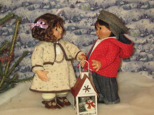 Новый год в семейке вихтелей. Куклы от Rosemarie Muller | Бэйбики Новый год в семейке вихтелей. Куклы от Rosemarie Muller