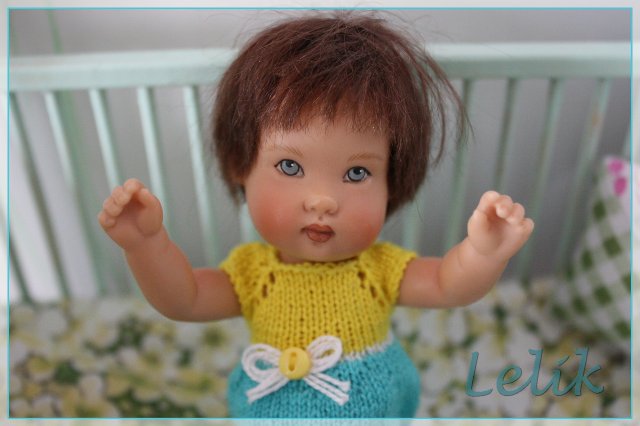 Кроватка для малышки, в масштабе 1:6 | Бэйбики Кроватка для малышки, в масштабе 1:6