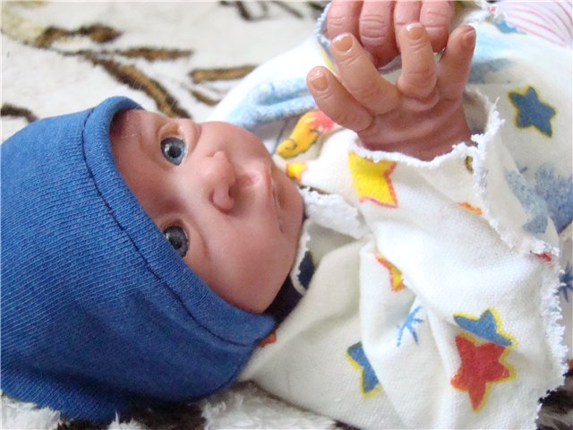 Еще один бутуз. Авторские куклы Кондрашовой Ирины