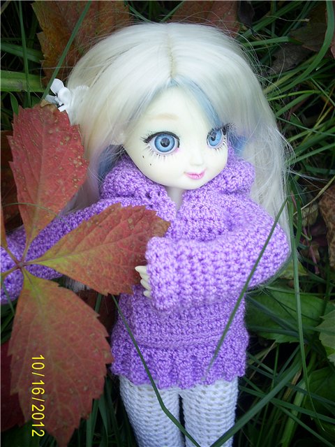Сиреневый туман... Обновки для куклы БЖД (фото 9)