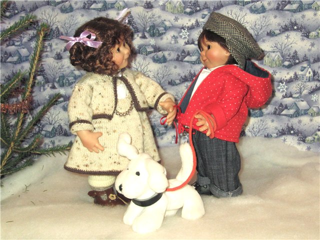 Новый год в семейке вихтелей. Куклы от Rosemarie Muller | Бэйбики Новый год в семейке вихтелей. Куклы от Rosemarie Muller