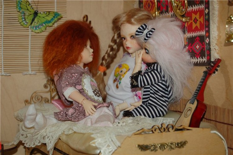 Пижамная вечеринка — Фотоистории с куклами BJD (БЖД): сериалы