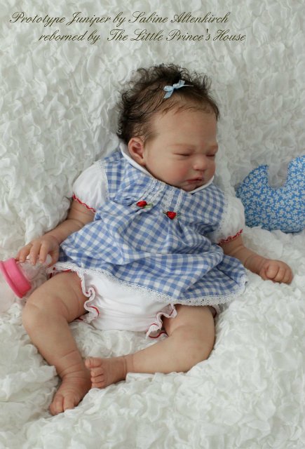 Прекрасная спящая белоснежка Прототип молда Juniper kit by Sabine Altenkirch