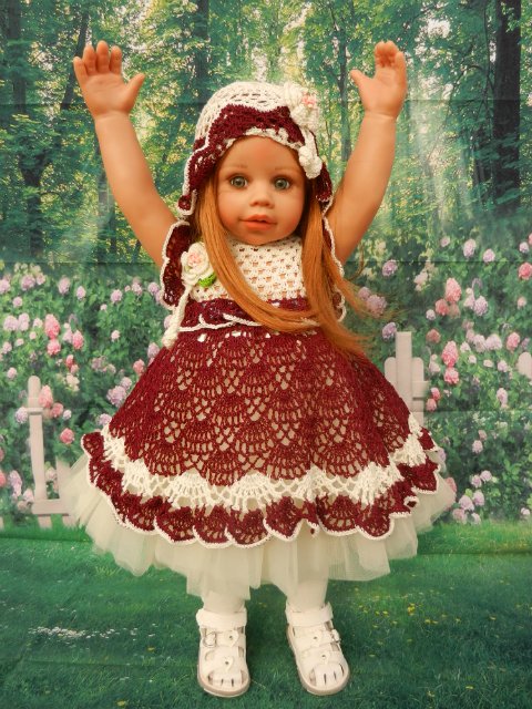 Нежная рыжулька Эммочка от Monika Levenig