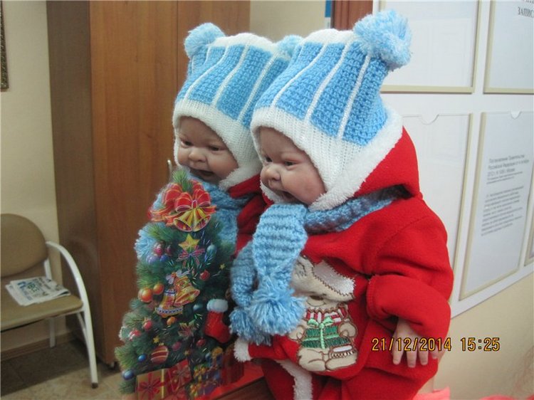 С наступающим Новым Годом! Лолочка - кукла реборн Светланы Преображенской (фото 3)