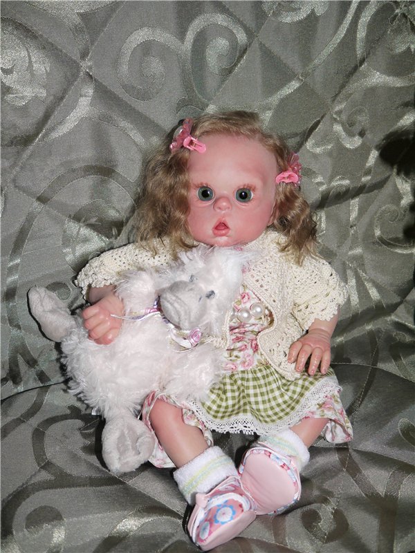 И последняя эльфиечка Марточка из молдика Офелия, кукла реборн Натальи Фединой, Baby-Zest (фото 8)