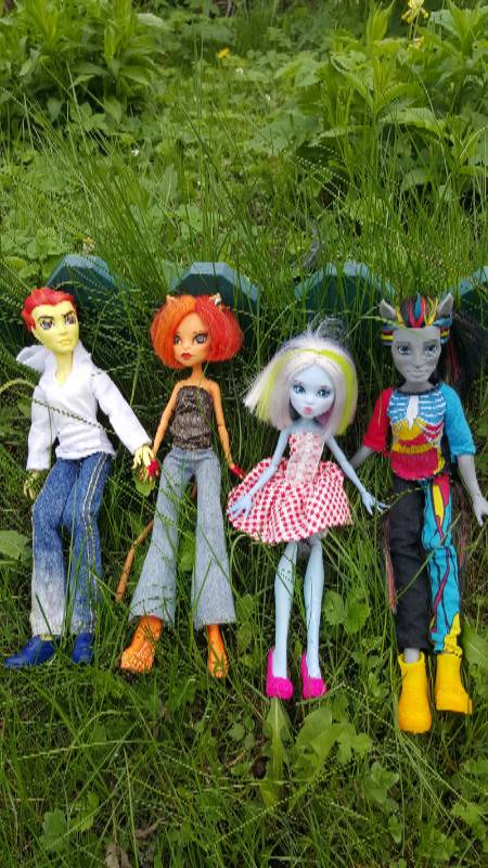 Вспомним про Монстров — ООАК Monster High и Ever After High: репейнт (фото 6)