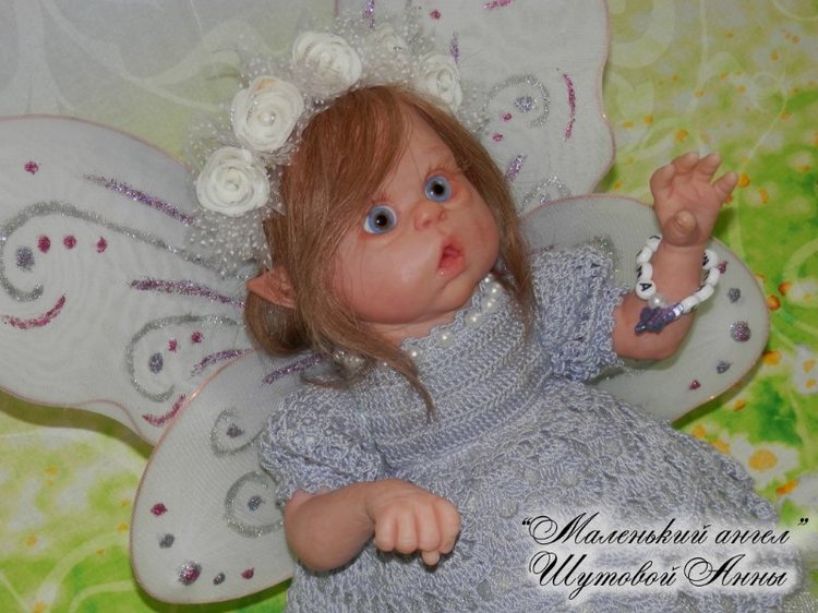Крошка Дюймовочка. Кукла реборн Шутовой Анны (фото 2)