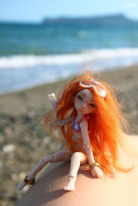 Как Фиби в отпуск съездила. Авторская бжд-мышка Лидии Снуль