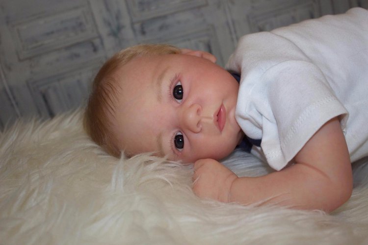 Малыш из молда Харлоу — Куклы Реборн (Reborn): работы мастеров