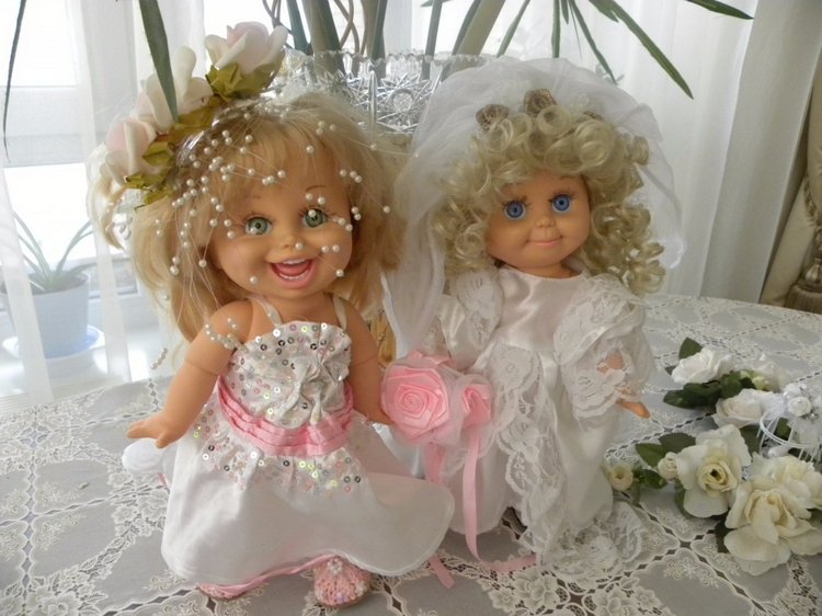 Ах, эта Свадьба, свадьба — Куклы Galoob Baby Face (Фейсинки): винтаж 90