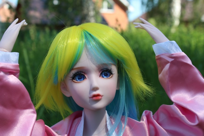 Яркое лето с Анжеликой - Кукла Звезда подиума. ООАК, 5-ый молд, 60 см