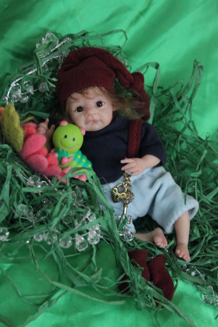 Малышок, кукла реборн Элины Кудрявцевой