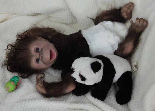 Карамелька кукла-реборн Элины Кудрявцевой