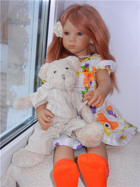 Моя нежная, грустная рыжулька Полинка (Pauline от Annette Himstedt, 2004) (фото 8)