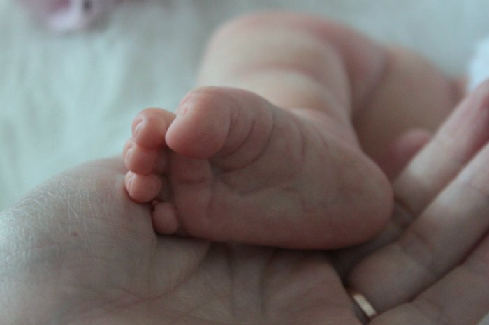 Спящий ангелок Ребекка. Кукла реборн Виктории Вишни (фото 2)