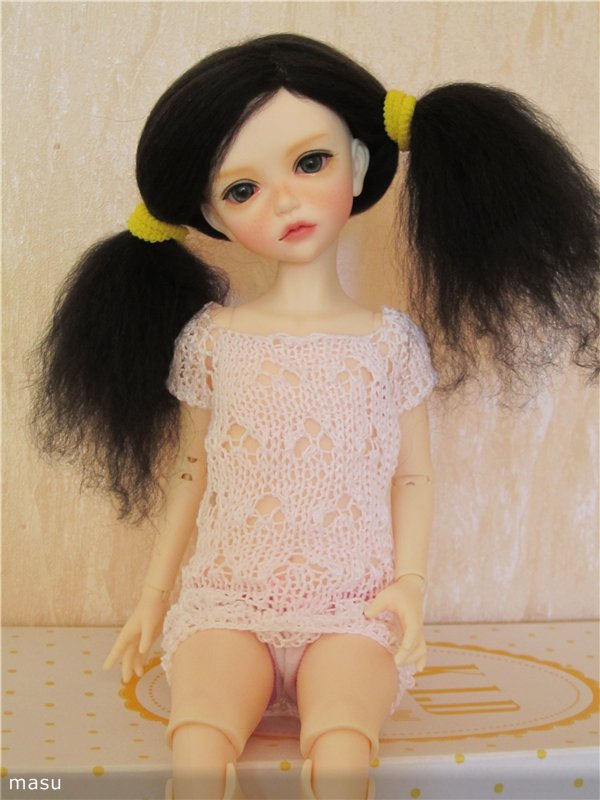 Связался белый комплектик для куклы БЖД (фото 5)