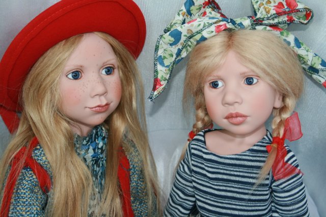Коллекционные куклы Цвергназе из коллекции 2010 года - Олив и Марошка