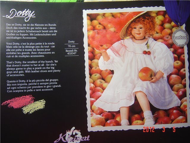 Каталог ZAPF 1993г, ч2 — Коллекционные куклы Zapf Creation (Запф): Designer Collection (фото 9)