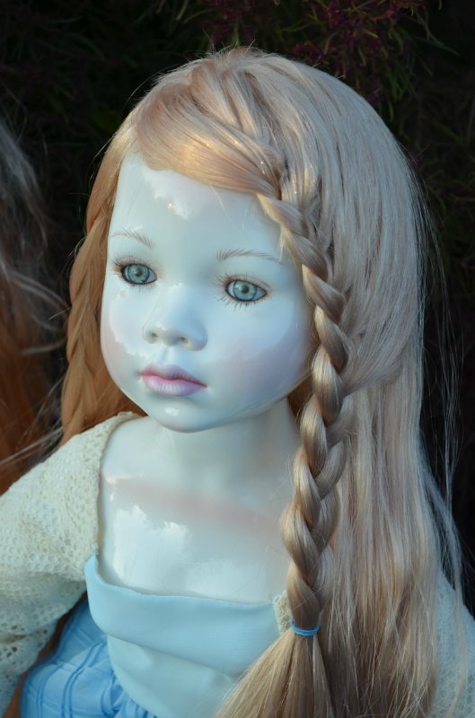 Лунные девочки или необычное творение Ширли (Shirley) - глазурованная кукла Мариэль (Mariele)
