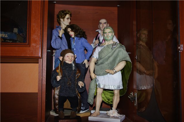 Посейдон и Добрый Гном. Авторские куклы из фимо