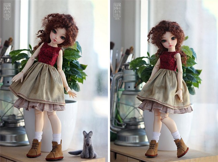 Новое платье Триши — Одежда и обувь для кукол BJD (БЖД): 1/3