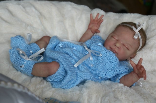 Спящая малышка Рози 2. Куколка реборн Виктории Вишни