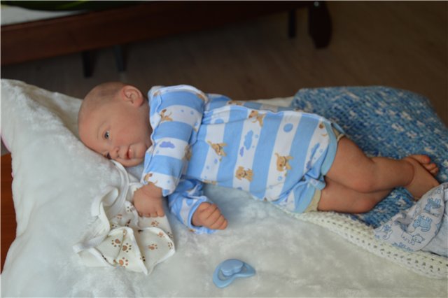 Малыш реборн с ямочкой — Куклы Реборн (Reborn): работы мастеров