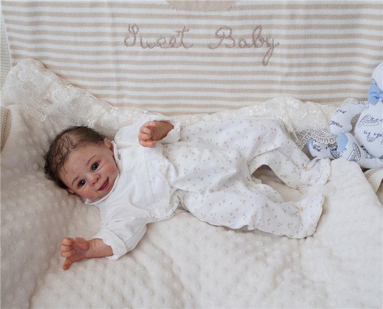 Еще одна улыбашка. Кукла реборн Наталии Коноваловой