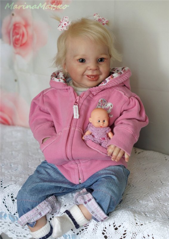 Весёлая хохотушка Маришка. Работа Марины Мацко