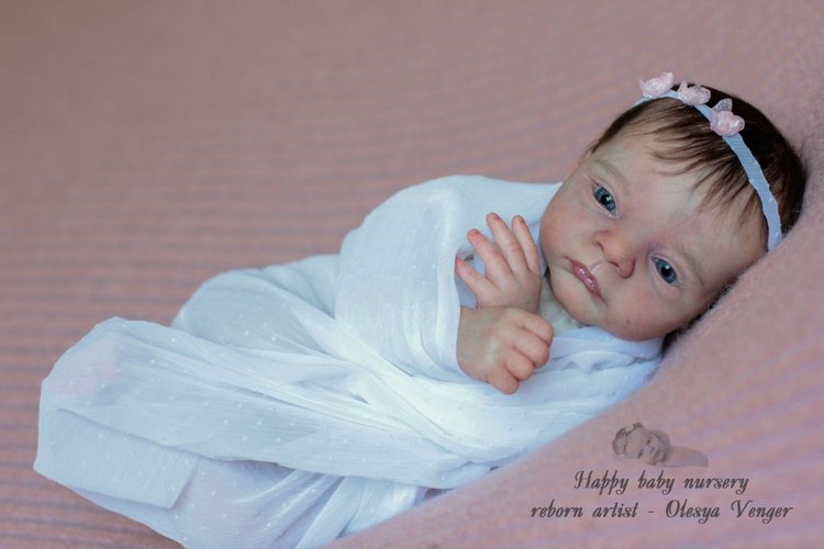 Моя Кирочка. Ненаглядная моя крошечка. Кукла реборн Олеси Венгер (фото 8)