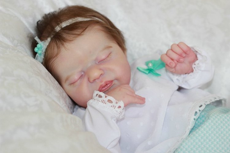 Маленькая бусинка Америкус, кукла реборн Беспаловои Жанны