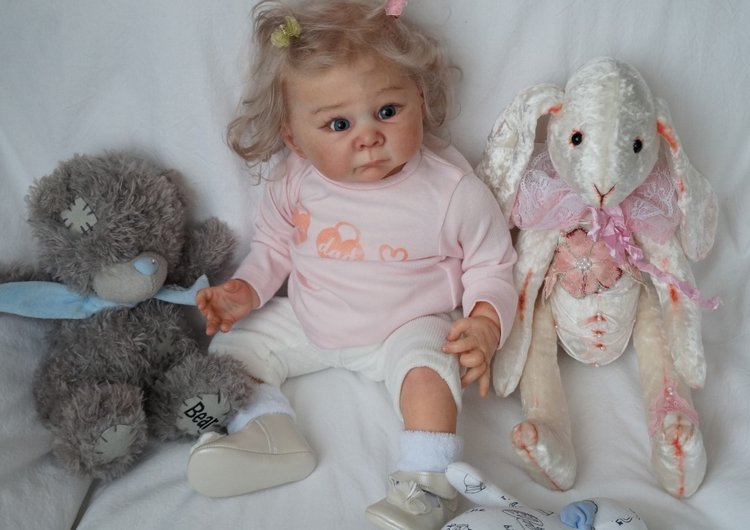 Лизонька. Маленькая шалунья. Кукла реборн Наталии Коноваловой