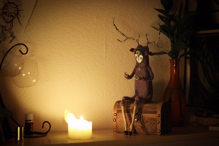 Kiyoshi - Тихий — Авторские куклы из шерсти (валяние): сухое (фото 3)