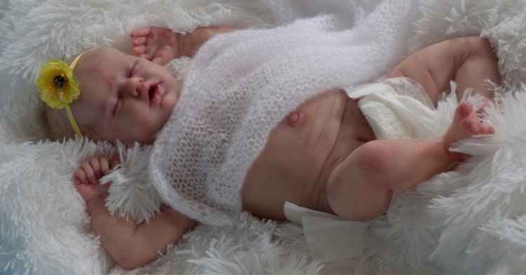 Маленькая Индия. Кукла реборн Ольги Коновниной