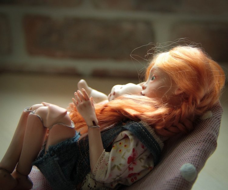 Новый наряд для Анариэль — Авторские шарнирные куклы своими руками: лепка (фото 2)