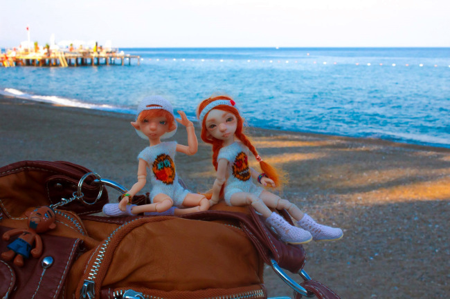 Мышулики в отпуске. Авторские куклы Лидии Снуль. BJTales