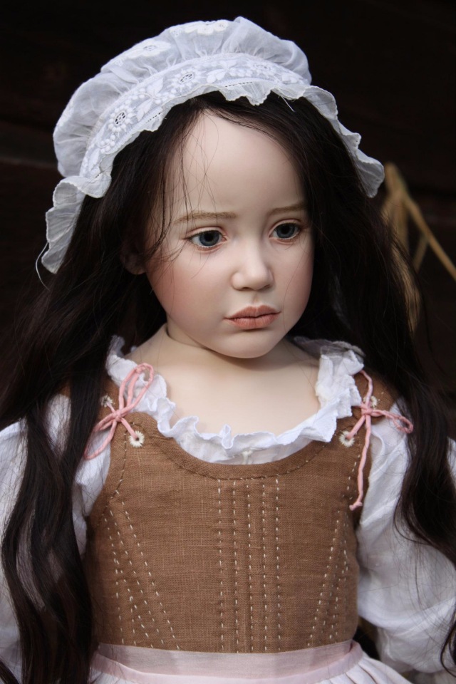 Процесс создания фарфоровых кукол - Джинн Гросс (Jeanne Gross). Часть пятая: Машина времени (фото 9)