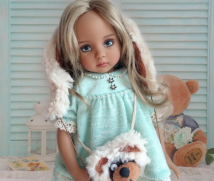 Лулу, зима, немного мяты — Куклы Dianna Effner (Эффнер) из винила: Little Darling (фото 10)