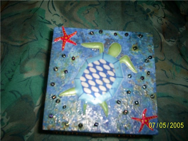 Шкатулка своими руками "Морское Дно" (фото 2)