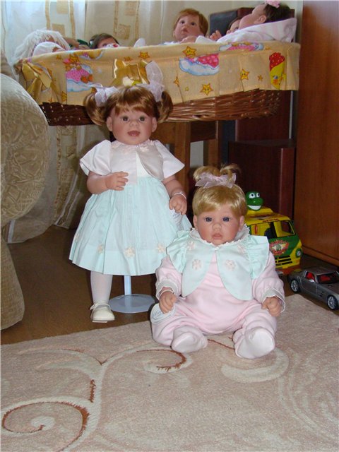 Две сестрички- "Жемчужный букет".Коллекционные куклы Ли Миддлтон (фото 3)