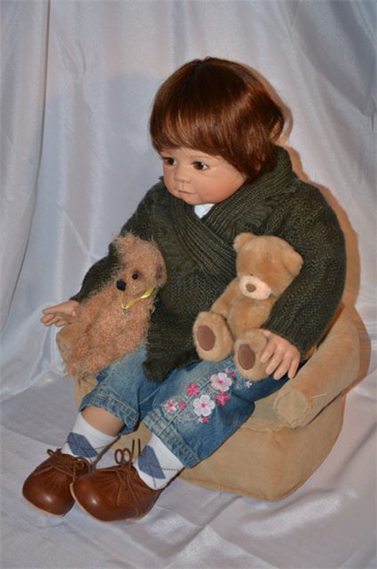Мои четыре повода для улыбки... Часть коллекции кукол (фото 3)