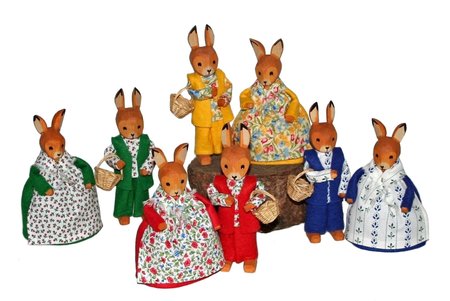 Куклы из дерева по семейной традиции Lotte Sievers-Hahn dolls, Лотты Сиверс-Хан